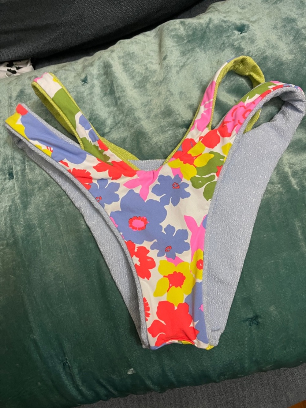 Maaji Multicolor Floral Two-Piece Bikini Serenity reversible 2 piece bikini - Picture 9 of 13